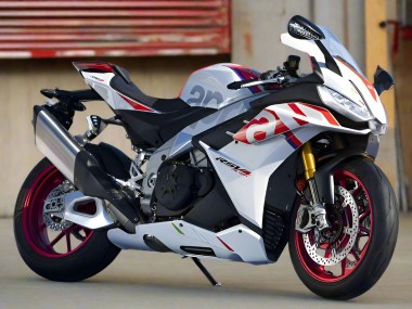2021-2024 Aprilia RSV4 1100 Motorcycle Fairings - White Red Blue UK Manufacturers