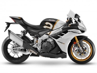 2021-2024 Aprilia RSV4 1100 Motorcycle Fairings - Matte White Black Gold UK Manufacturers