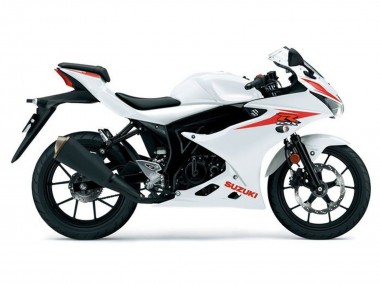 2017-2025 Suzuki GSXR125 Motorcycle Fairings - White Red UK Manufacturers