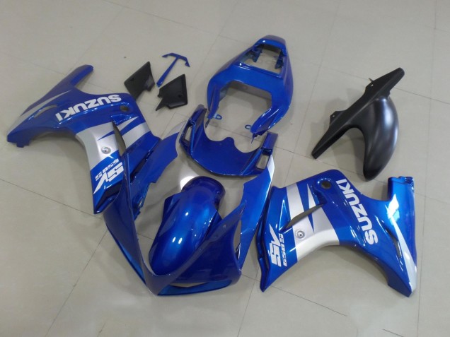 2003-2013 Suzuki SV650 Motorcycle Fairings - Blue Silver White UK Manufacturers