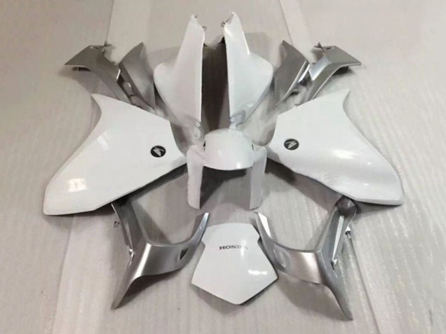 2010-2014 Honda VFR 1200 Motorcycle Fairing - Silver White UK Manufacturers