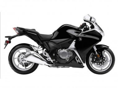 2010-2014 Honda VFR 1200 Motorcycle Fairings - Black Carbon Fiber UK Manufacturers