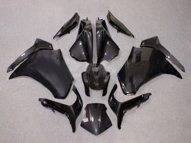 2010-2014 Honda VFR 1200 Motorcycle Fairings - Black Carbon Fiber UK Manufacturers