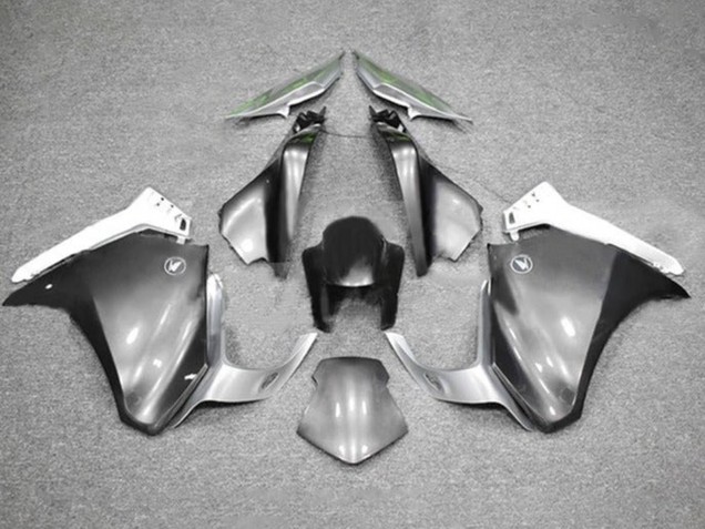 2010-2014 Honda VFR 1200 Motorcycle Fairings - Silver White UK Manufacturers