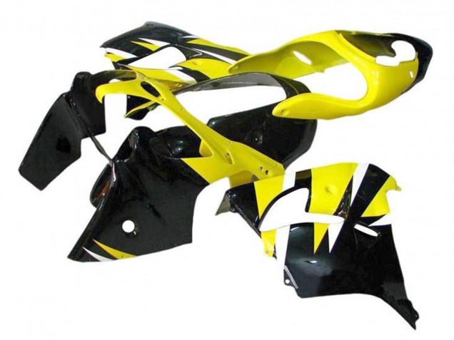 2000-2001 Kawasaki ZX9R Motorcycle Fairings - Yellow Black UK Manufacturers