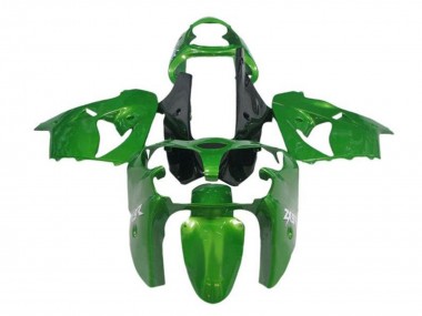 2000-2001 Kawasaki ZX9R Motorcycle Fairings - Green Black UK Manufacturers