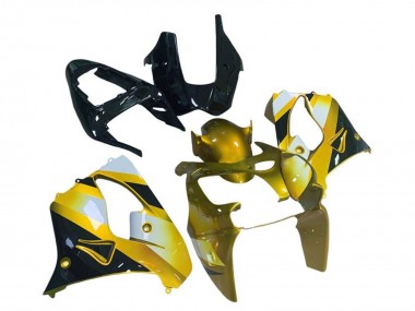 2002-2003 Kawasaki ZX9R Motorcycle Fairings - Yellow White Black UK Manufacturers