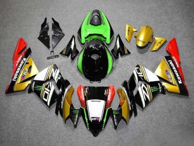 2004-2005 Kawasaki ZX10R Motorcycle Fairings - Gold Black Green White Red UK Manufacturers
