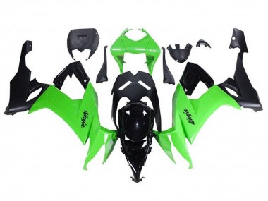 2008-2010 Kawasaki ZX10R Motorcycle Fairings - Green Black UK Manufacturers