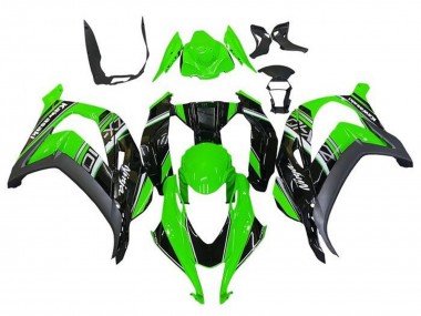2016-2020 Kawasaki ZX10R Motorcycle Fairings - Green Black Grey UK Manufacturers