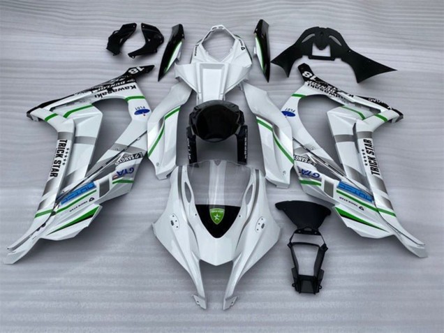 2016-2020 Kawasaki ZX10R Motorcycle Fairings - White Silver Green Blue Black Trick Star UK Manufacturers