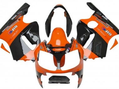 2002-2006 Kawasaki ZX12R Motorcycle Fairings - Orange Black Elf Bridgestone UK Manufacturers