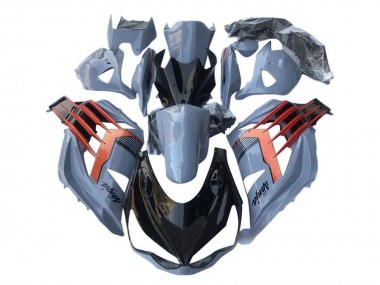 2012-2024 Kawasaki ZX14R ZZR1400 Motorcycle Fairings - Light Blue Orange Black UK Manufacturers