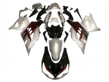 2012-2024 Kawasaki ZX14R ZZR1400 Motorcycle Fairings - Silver Glossy Black Red UK Manufacturers