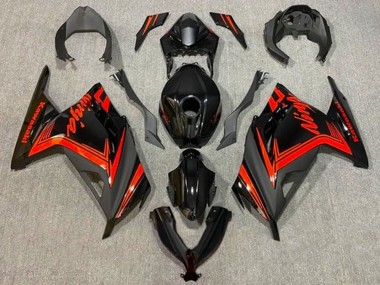2013-2024 Kawasaki EX300 Motorcycle Fairings - Glossy Black Matte Black Red UK Manufacturers