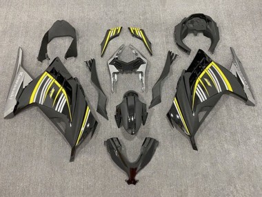 2013-2024 Kawasaki EX300 Motorcycle Fairings - Yellow Silver Glossy Black Matte Black UK Manufacturers