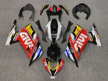 2013-2024 Kawasaki EX300 Motorcycle Fairings - White Red Yellow Blue Black Givi UK Manufacturers