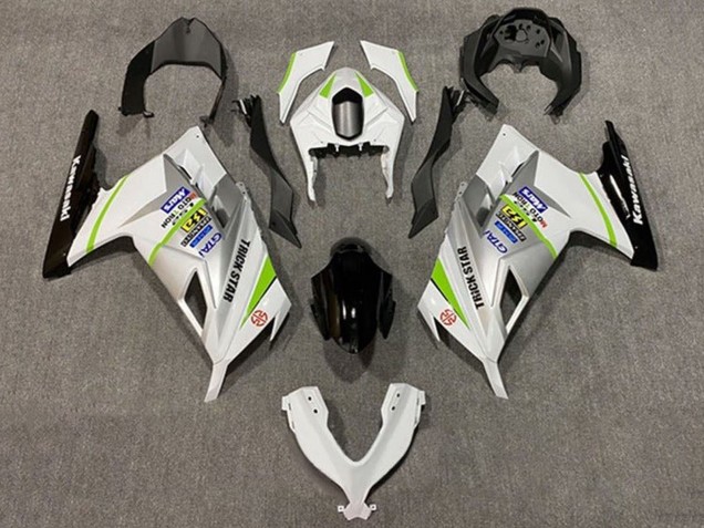 2013-2024 Kawasaki EX300 Motorcycle Fairings - White Silver Green Black UK Manufacturers