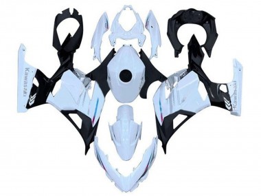 2018-2024 Kawasaki Ninja 400 Motorcycle Fairing - White Black UK Manufacturers
