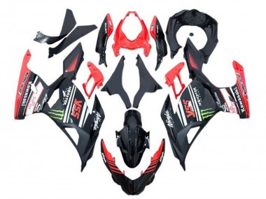 2018-2024 Kawasaki Ninja 400 Motorcycle Fairings - Red Black Green Monster UK Manufacturers