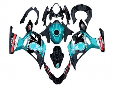 2018-2024 Kawasaki Ninja 400 Motorcycle Fairings - Light Blue Red Black Petronas UK Manufacturers