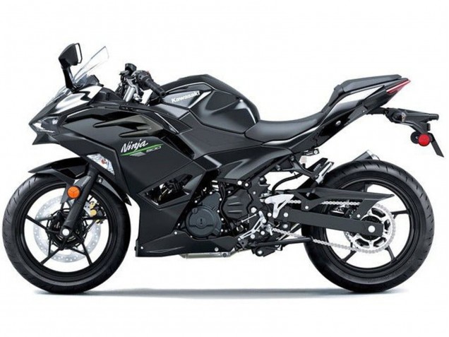2024-2025 Kawasaki Ninja 500 EX500R Motorcycle Fairings - Glossy Black UK Manufacturers