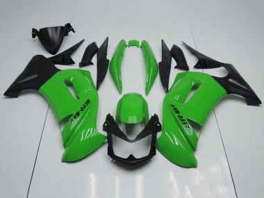 2006-2008 Kawasaki Ninja 650 EX650 Motorcycle Fairings - Green Black UK Manufacturers