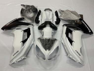 2012-2016 Kawasaki Ninja 650 EX650 Motorcycle Fairings - Pearl White Matte Black UK Manufacturers