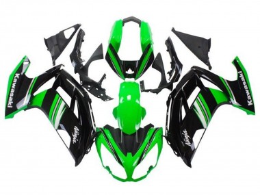 2012-2016 Kawasaki Ninja 650 EX650 Motorcycle Fairings - Green Black White Grey Stripe UK Manufacturers