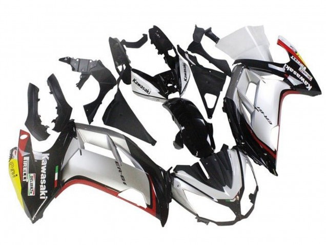 2012-2014 Kawasaki Ninja ER6F Motorcycle Fairings - Silver Black Red Yellow UK Manufacturers