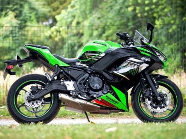 2020-2025 Kawasaki Ninja 650 EX650 Motorcycle Fairings - Green Black Red Honeycomb UK Manufacturers
