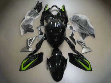 2018-2024 Kawasaki Z400 Motorcycle Fairings - Glossy Black Green Silver UK Manufacturers
