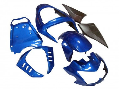 2003-2006 Kawasaki Z1000 Motorcycle Fairings - Blue Matte Black UK Manufacturers