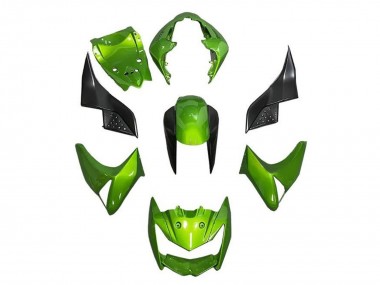 2007-2009 Kawasaki Z1000 Motorcycle Fairings - Green Black UK Manufacturers