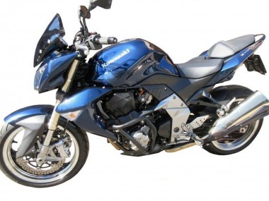 2007-2009 Kawasaki Z1000 Motorcycle Fairings - Blue Silver UK Manufacturers