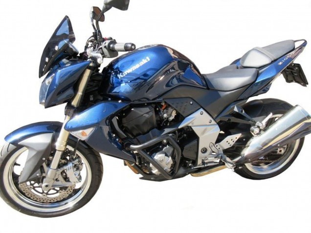2007-2009 Kawasaki Z1000 Motorcycle Fairings - Blue Silver UK Manufacturers