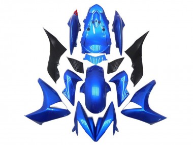 2007-2009 Kawasaki Z1000 Motorcycle Fairings - Blue Black UK Manufacturers