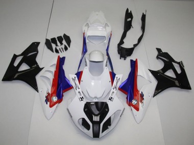 2009-2014 BMW S1000RR Full Motorcycle Fairing Kits - White Red Blue Glossy Black UK Manufacturers