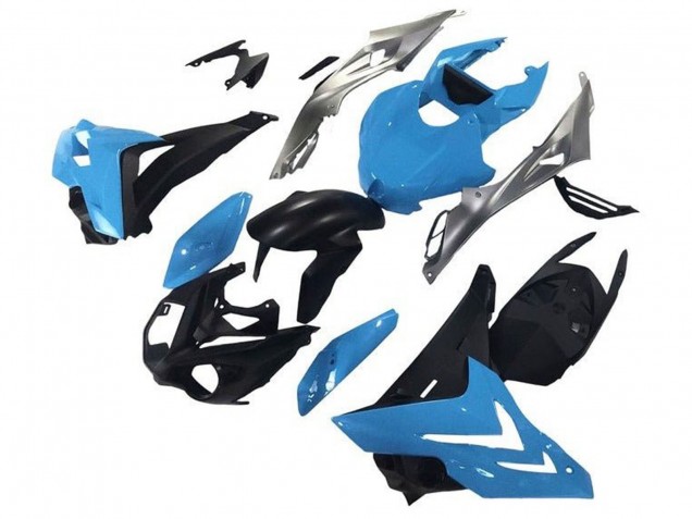 2015-2016 BMW S1000RR Motorcycle Fairings - Silver Blue Matte Black UK Manufacturers
