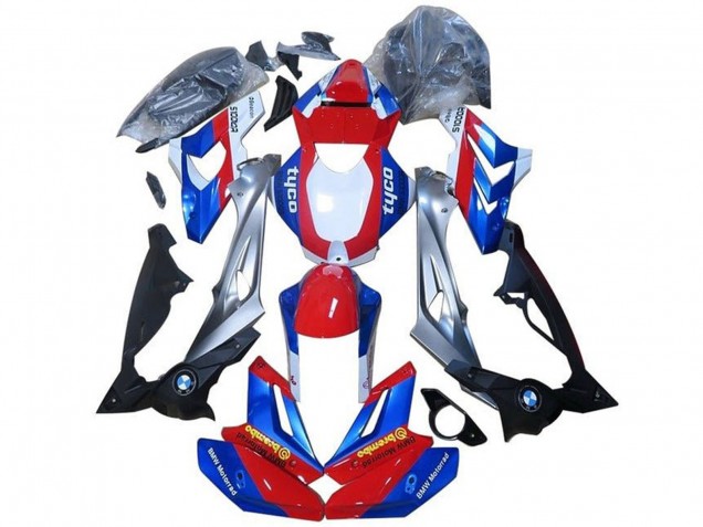 2015-2016 BMW S1000RR Motorcycle Fairings - Silver Red Blue Black UK Manufacturers