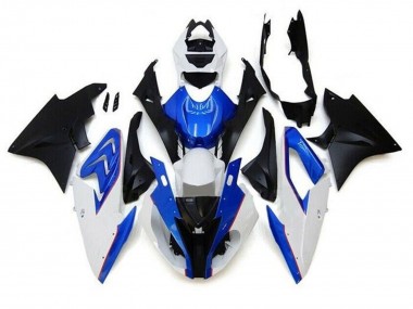 2015-2016 BMW S1000RR Motorcycle Fairings - White Blue Matte Black UK Manufacturers