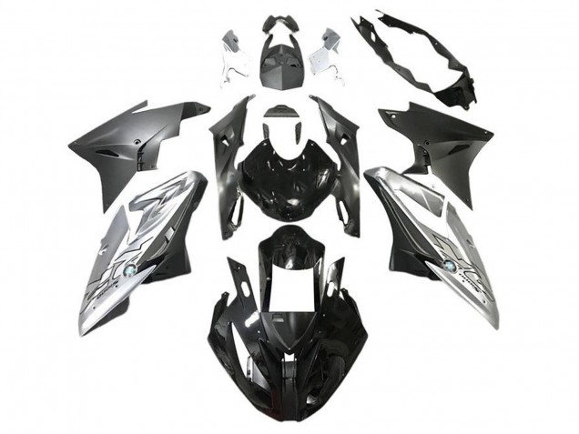2015-2016 BMW S1000RR Motorcycle Fairings - Silver Glossy Black Matte Black UK Manufacturers