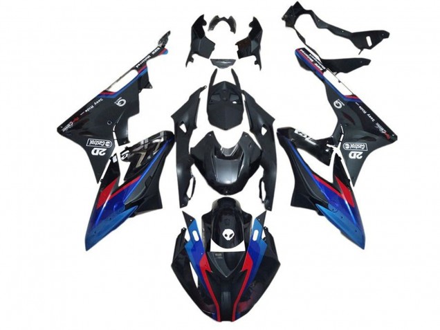 2015-2016 BMW S1000RR Motorcycle Fairings - Blue Red Matte Black UK Manufacturers