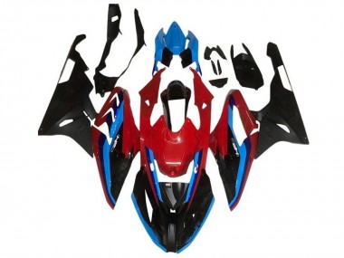 2015-2016 BMW S1000RR Motorcycle Fairings - Red Blue Black Stripe UK Manufacturers