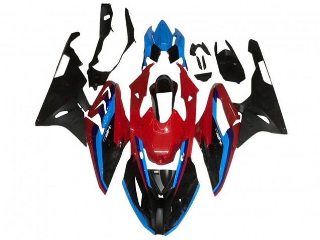 2015-2016 BMW S1000RR Motorcycle Fairings - Red Blue Black Stripe UK Manufacturers