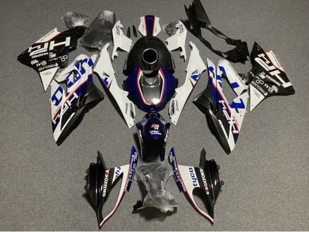 2017-2018 BMW S1000RR Motorcycle Fairings - White Blue Black Tyco UK Manufacturers