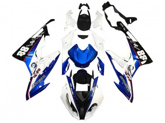 2017-2018 BMW S1000RR Motorcycle Fairings - White Blue Black UK Manufacturers
