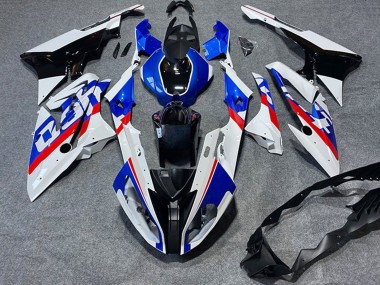 2017-2018 BMW S1000RR Motorcycle Fairings - White Blue Red Glossy Black UK Manufacturers