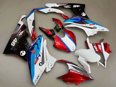 2019-2022 BMW S1000RR Motorcycle Fairings - White Red Blue HP UK Manufacturers