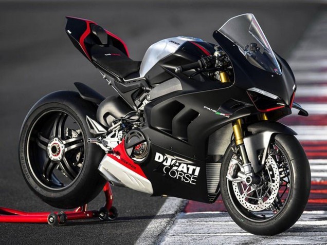 2022-2024 Ducati Panigale V4 V4S Motorcycle Fairings - Matte Black Silver Red UK Manufacturers